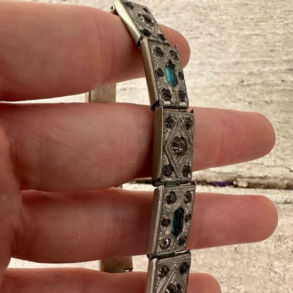 Antique 1920s Art Deco Era Bracelet - Picture 8 of 11